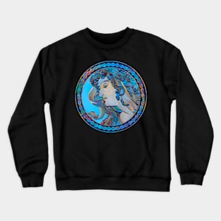 Copy of Framed Dream of Vitrail Pour la facade de la Boutique Fouquet Crewneck Sweatshirt